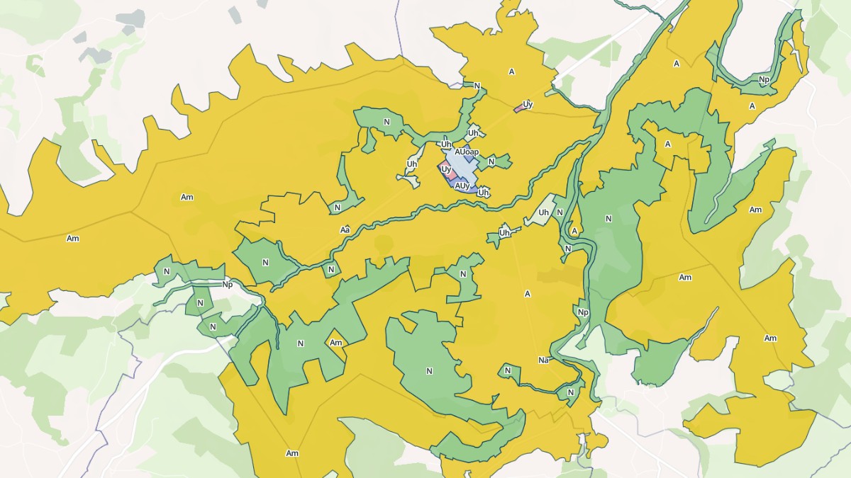 Aperçu cartographique de Larceveau-Arros-Cibits, centré sur la commune