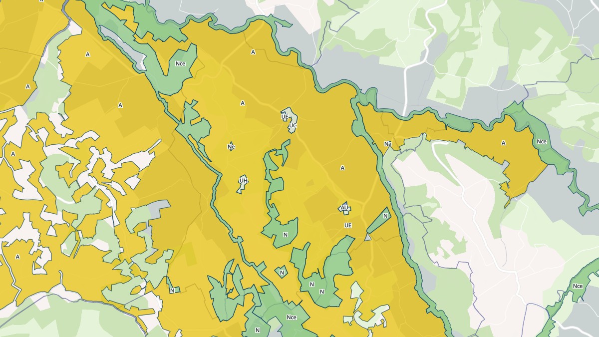 Aperçu cartographique de Louvigny, centré sur la commune