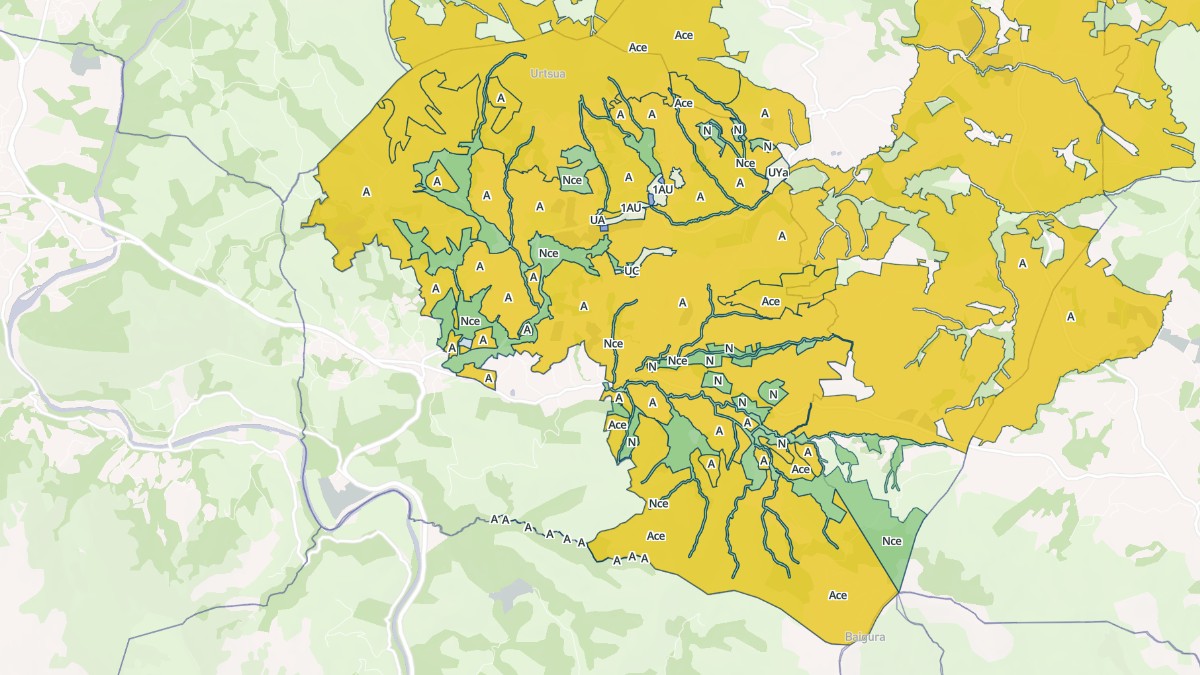 Aperçu cartographique de Macaye, centré sur la commune