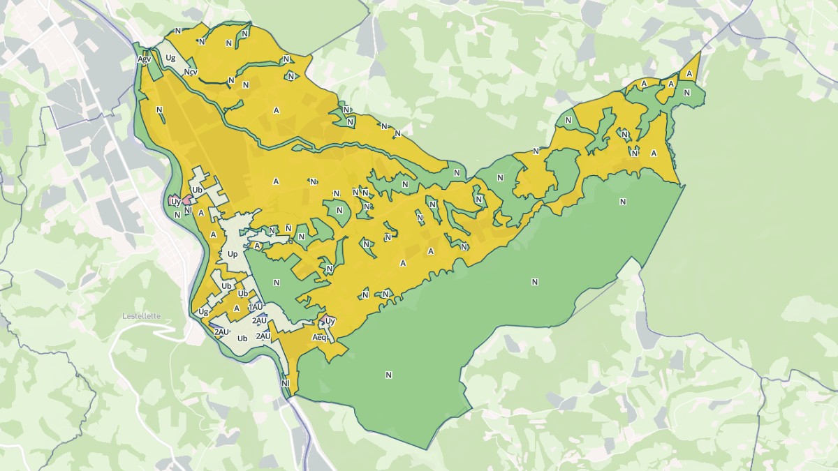 Aperçu cartographique de Montaut, centré sur la commune