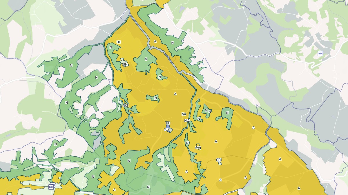 Aperçu cartographique de Piets-Plasence-Moustrou, centré sur la commune