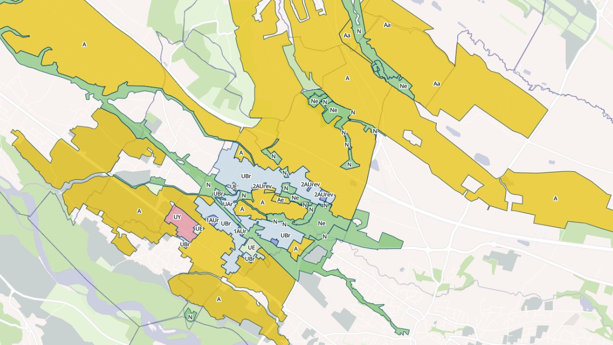 Aperçu cartographique de Poey-de-Lescar, centré sur la commune