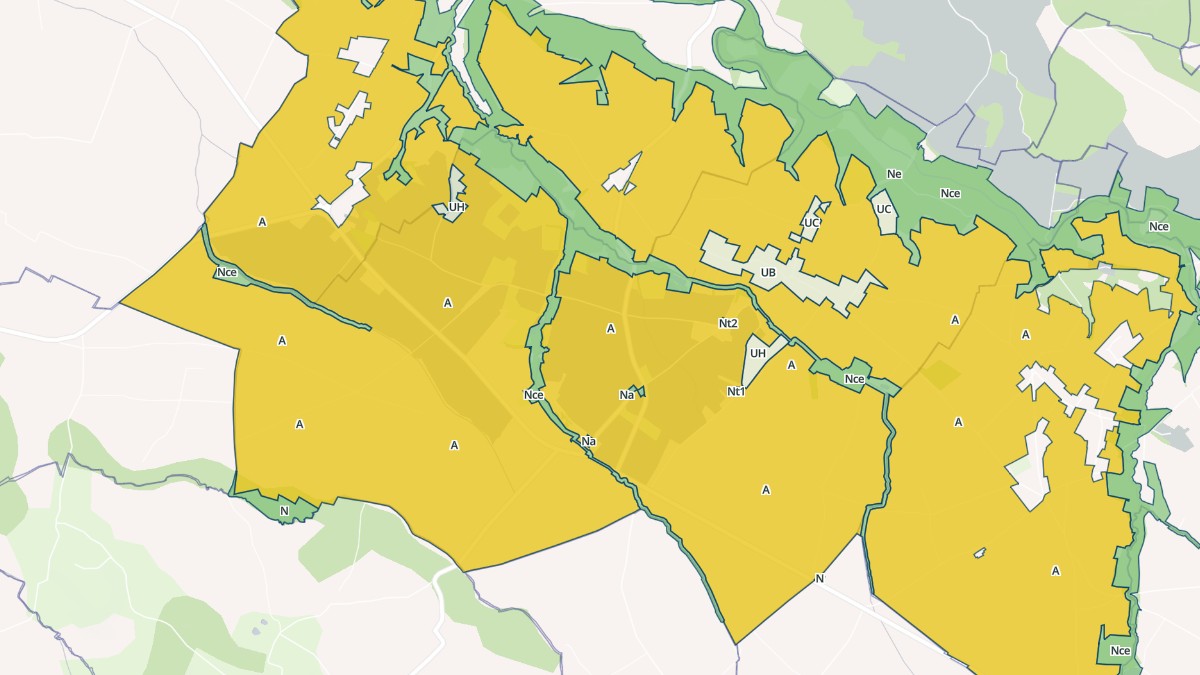 Aperçu cartographique de Pomps, centré sur la commune