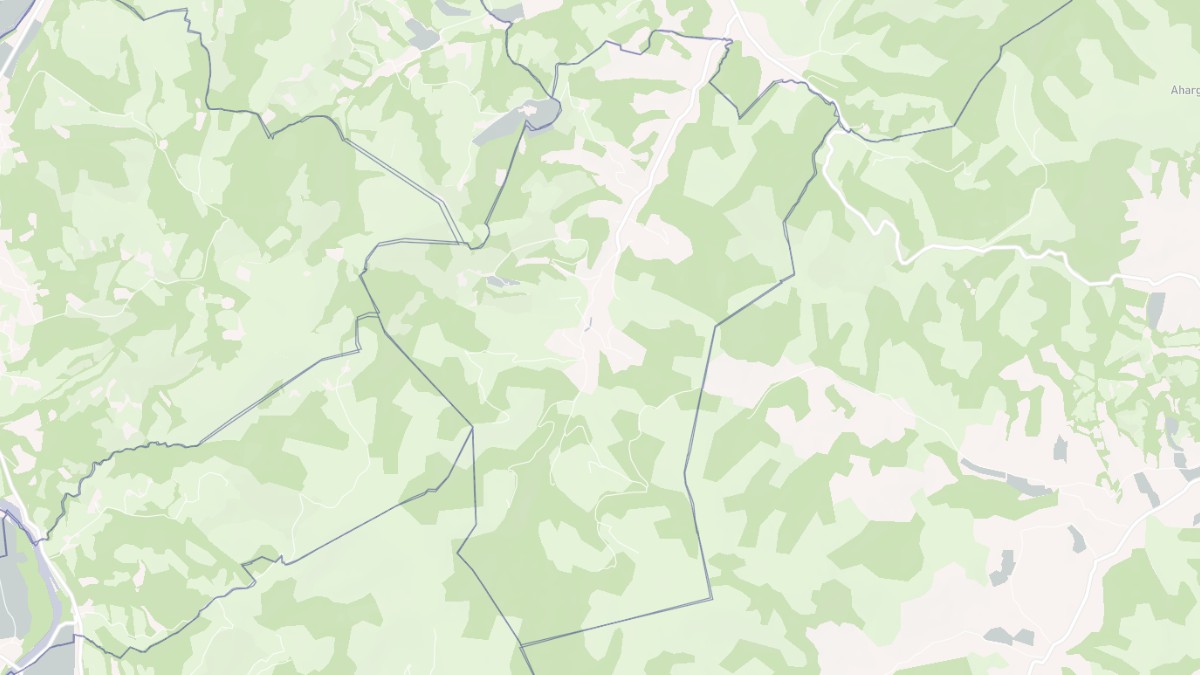 Aperçu cartographique de Roquiague, centré sur la commune