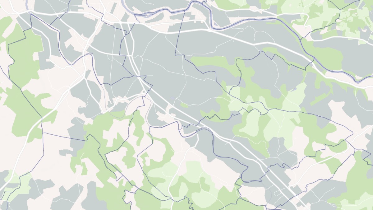 Aperçu cartographique de Saint-Gladie-Arrive-Munein, centré sur la commune