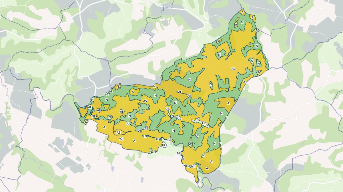 Aperçu cartographique de Saint-Médard, centré sur la commune