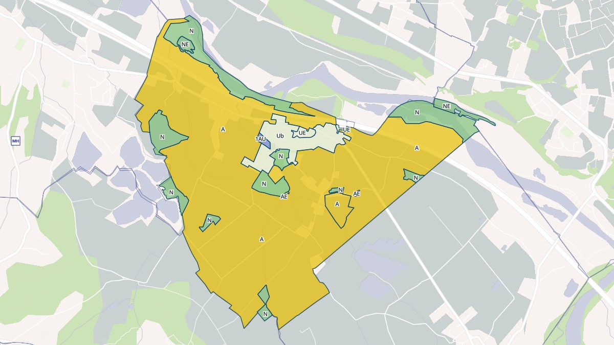 Aperçu cartographique de Sarpourenx, centré sur la commune