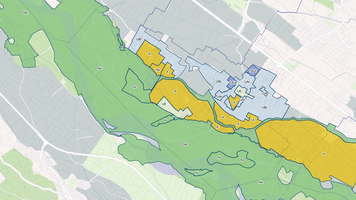 Aperçu cartographique de Siros, centré sur la commune