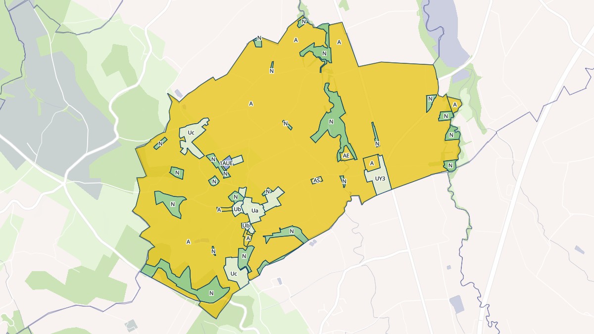 Aperçu cartographique de Viellenave-d'Arthez, centré sur la commune