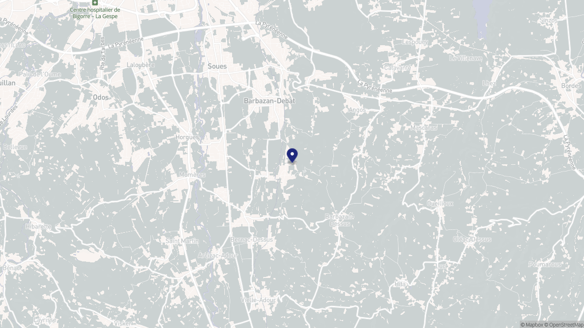Aperçu cartographique de Allier, centré sur la commune