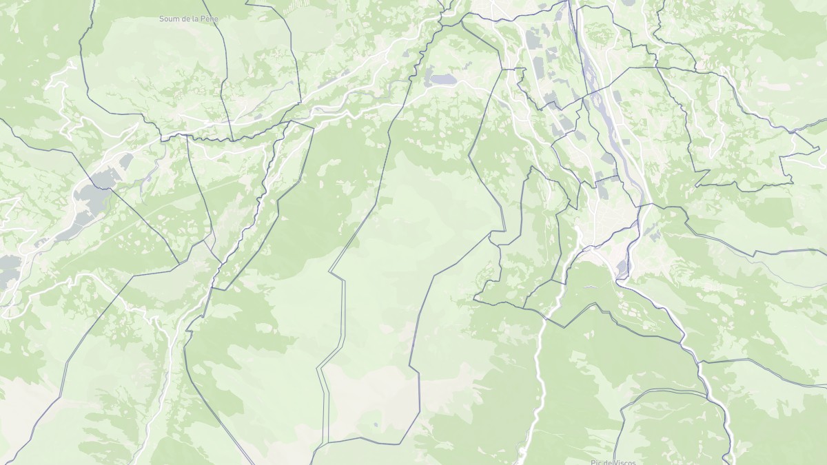 Aperçu cartographique de Arcizans-Avant, centré sur la commune