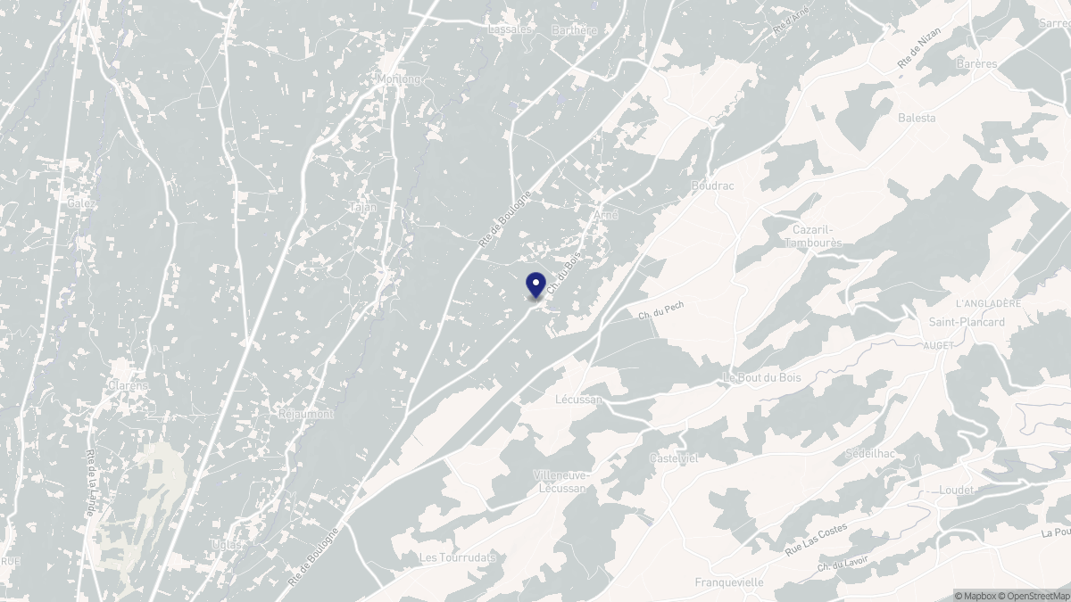 Aperçu cartographique de Arné, centré sur la commune