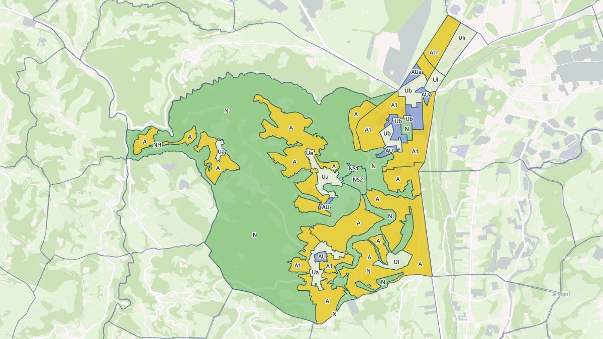 Aperçu cartographique de Avezac-Prat-Lahitte, centré sur la commune