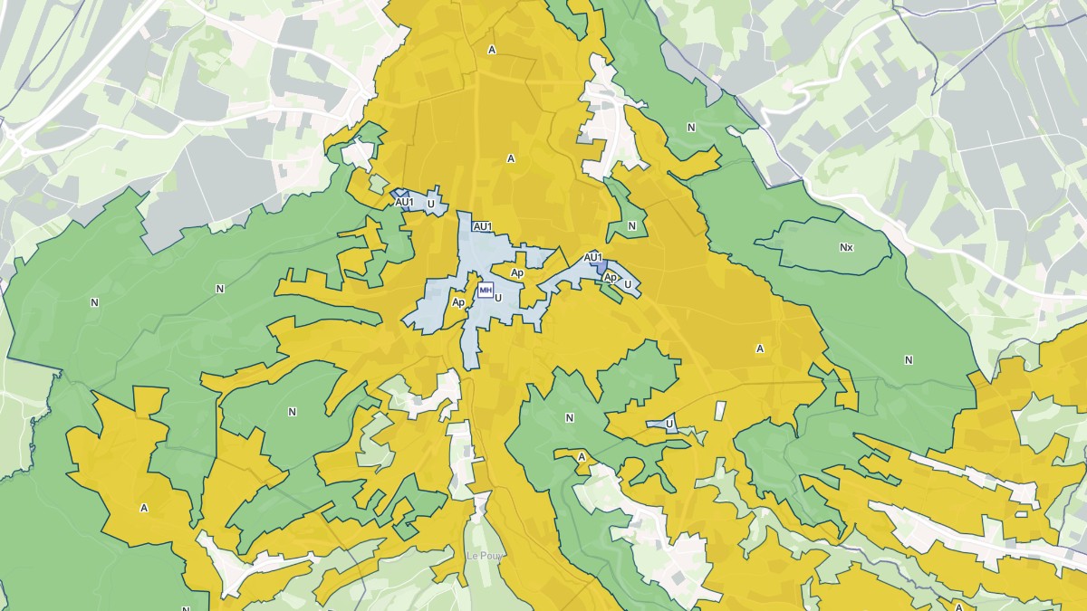 Aperçu cartographique de Bénac, centré sur la commune