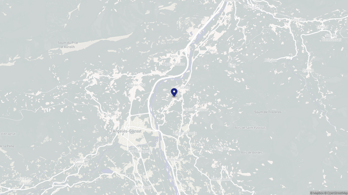 Aperçu cartographique de Boô-Silhen, centré sur la commune