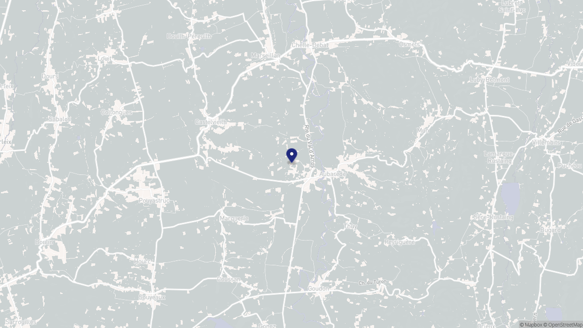 Aperçu cartographique de Cabanac, centré sur la commune