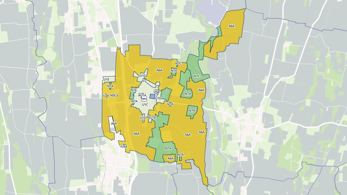 Aperçu cartographique de Camalès, centré sur la commune