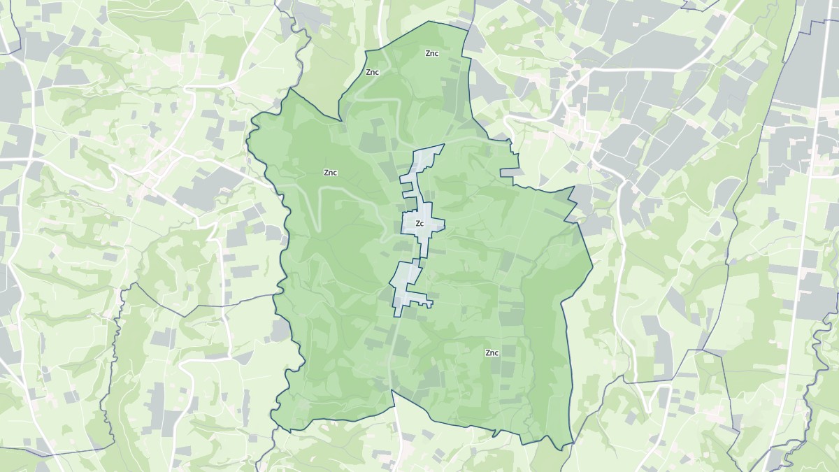 Aperçu cartographique de Castelbajac, centré sur la commune