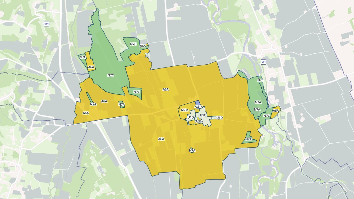 Aperçu cartographique de Caussade-Rivière, centré sur la commune