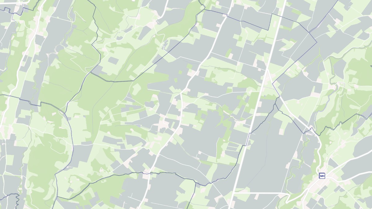 Aperçu cartographique de Cizos, centré sur la commune