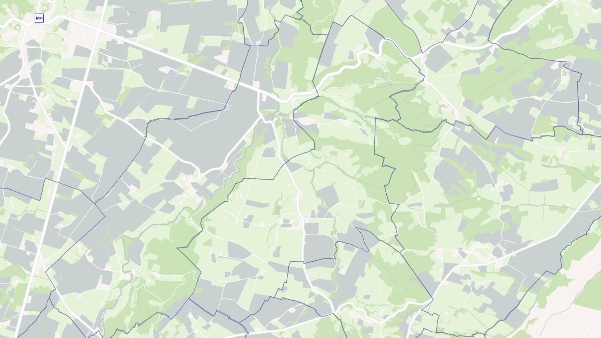 Aperçu cartographique de Devèze, centré sur la commune