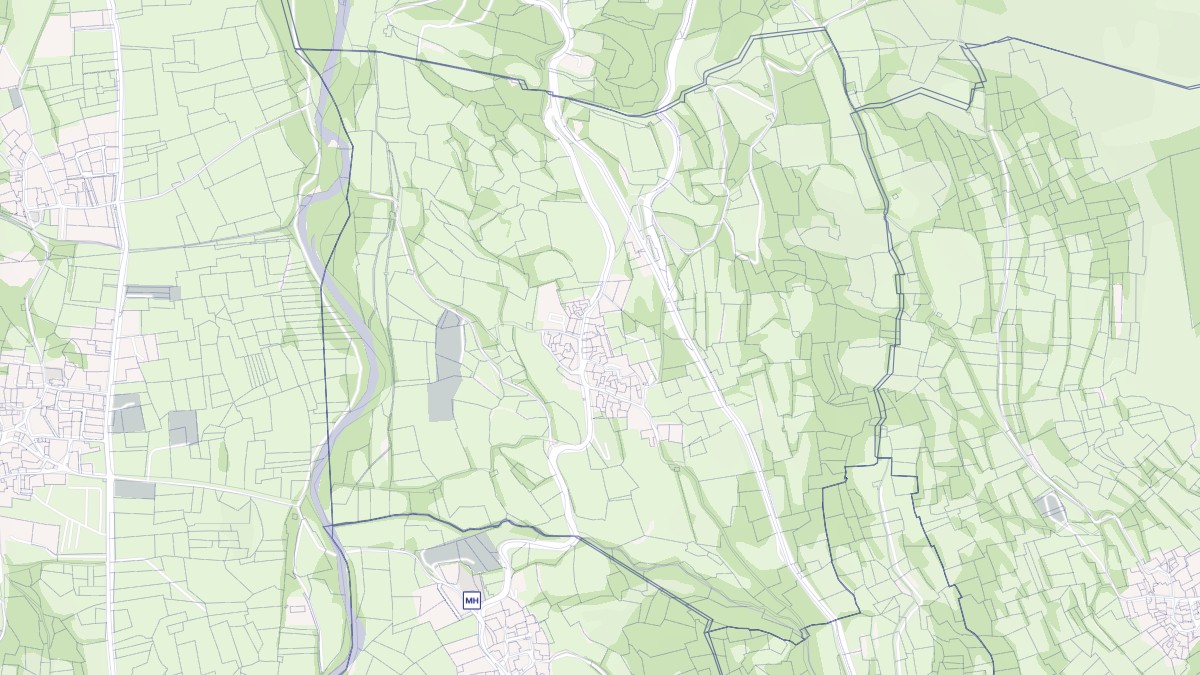 Aperçu cartographique de Estarvielle, centré sur la commune