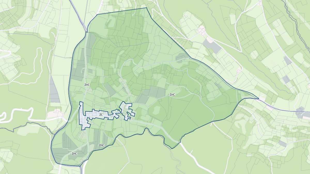 Aperçu cartographique de Gourgue, centré sur la commune