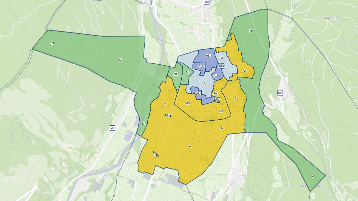 Aperçu cartographique de Guchan, centré sur la commune