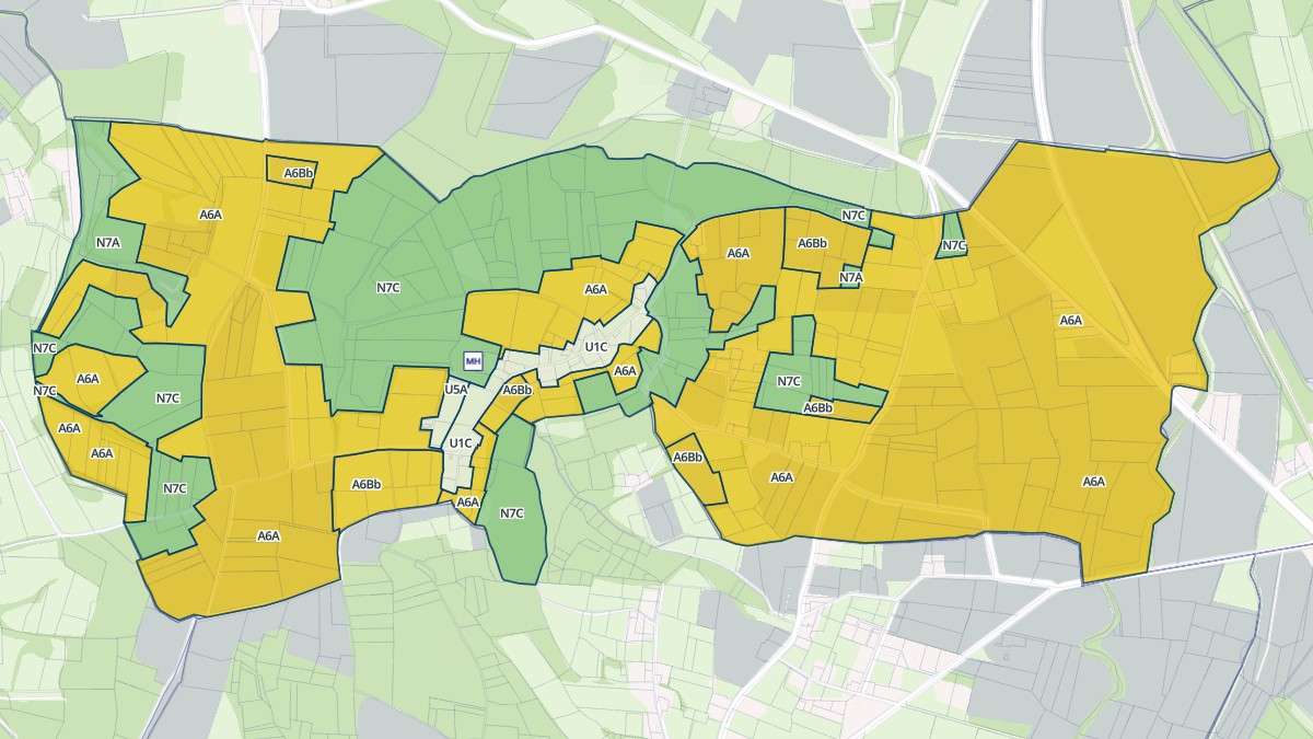 Aperçu cartographique de Hagedet, centré sur la commune