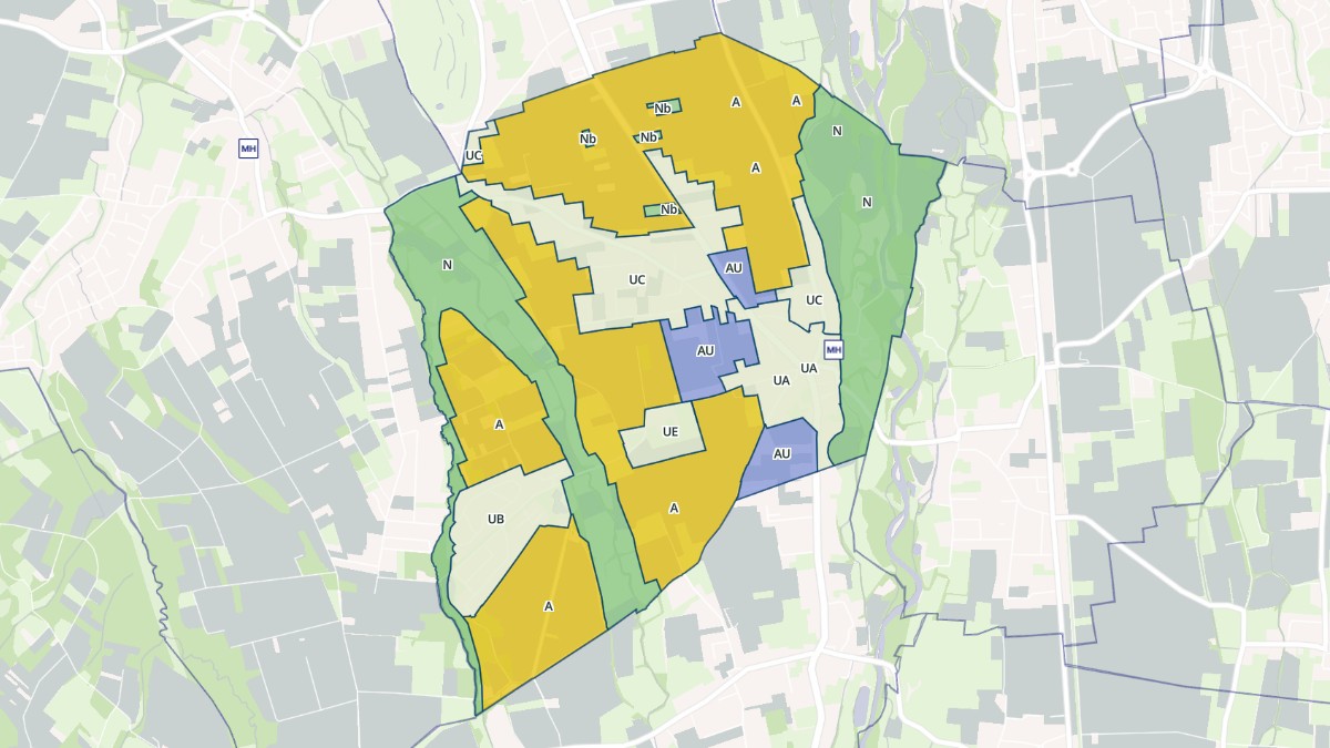 Aperçu cartographique de Horgues, centré sur la commune