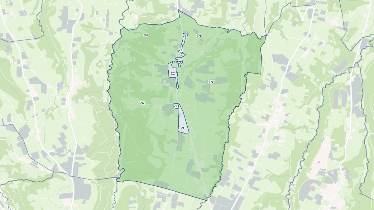 Aperçu cartographique de Houeydets, centré sur la commune