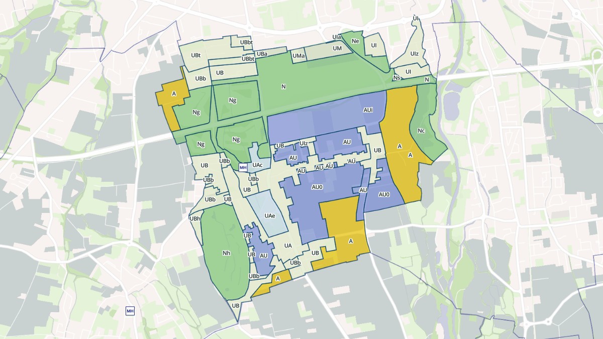 Aperçu cartographique de Laloubère, centré sur la commune