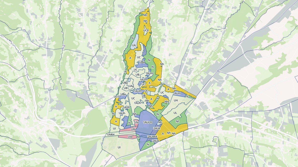 Aperçu cartographique de Lannemezan, centré sur la commune