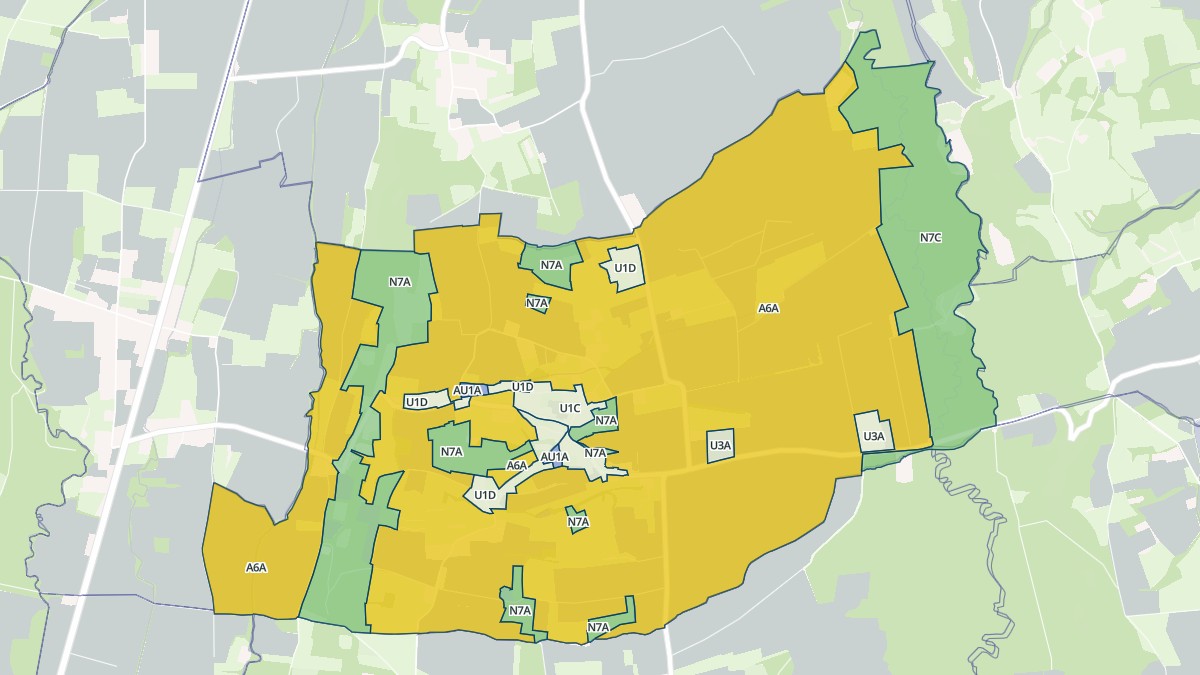 Aperçu cartographique de Lescurry, centré sur la commune