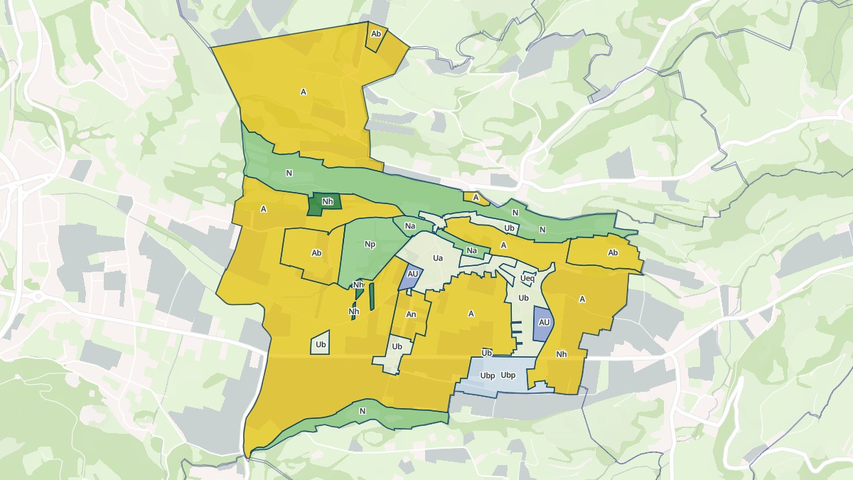 Aperçu cartographique de Lézignan, centré sur la commune