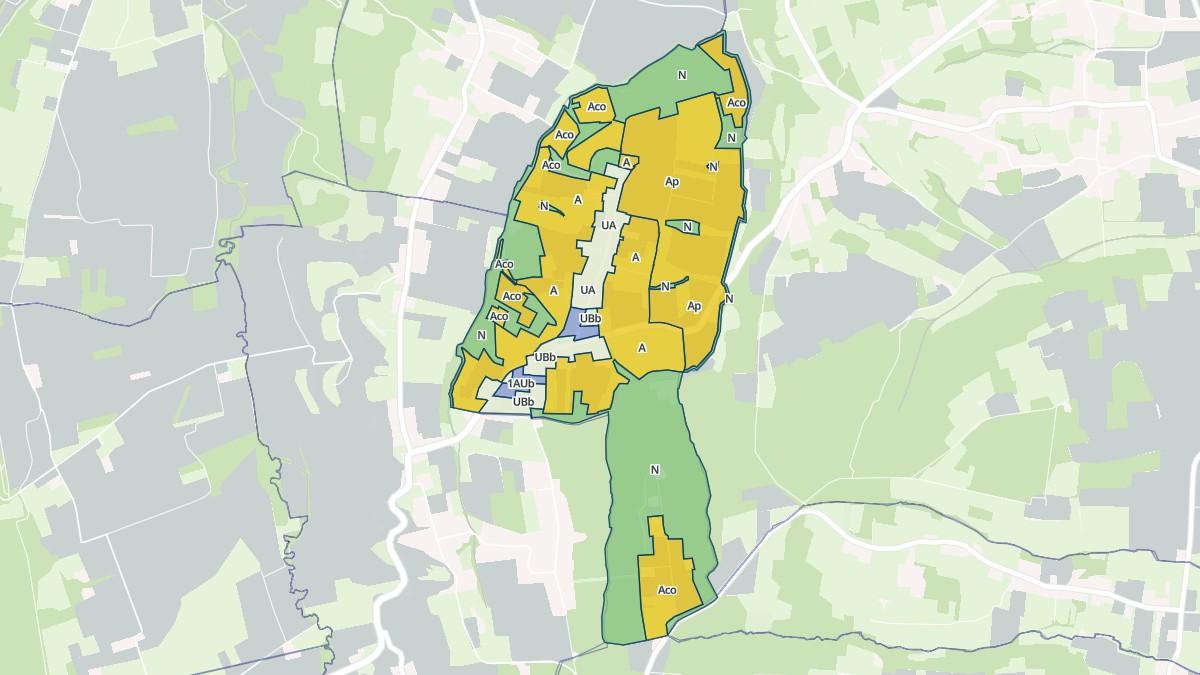 Aperçu cartographique de Lizos, centré sur la commune