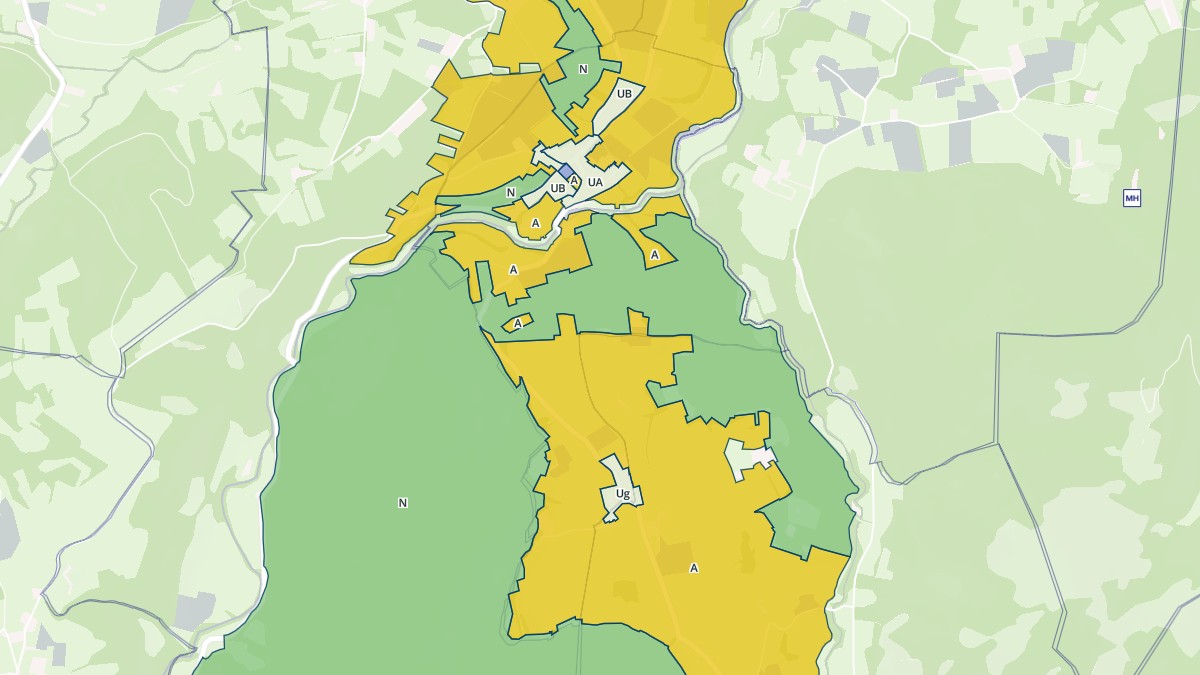 Aperçu cartographique de Lombrès, centré sur la commune