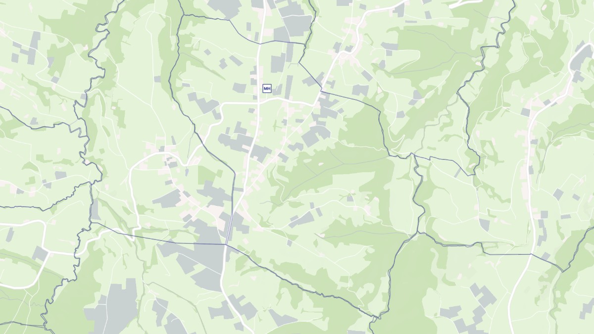 Aperçu cartographique de Luc, centré sur la commune