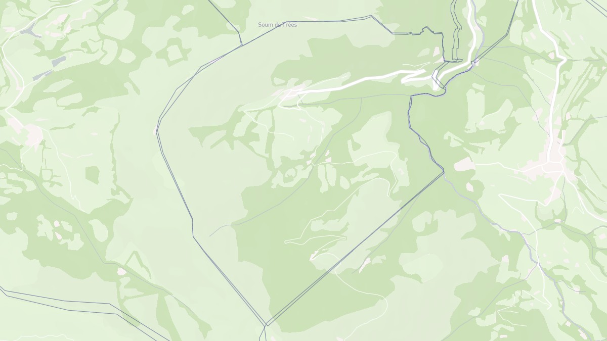 Aperçu cartographique de Ourdon, centré sur la commune