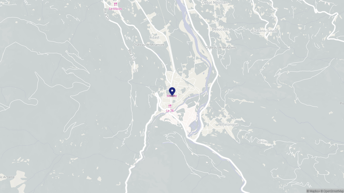 Aperçu cartographique de Pierrefitte-Nestalas, centré sur la commune
