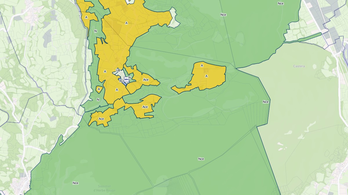 Aperçu cartographique de Samuran, centré sur la commune