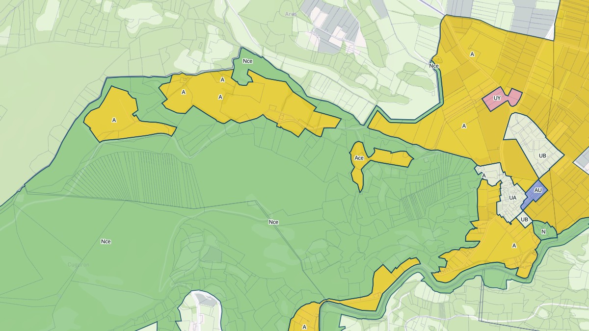Aperçu cartographique de Sarp, centré sur la commune