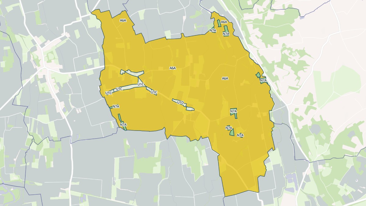 Aperçu cartographique de Ségalas, centré sur la commune
