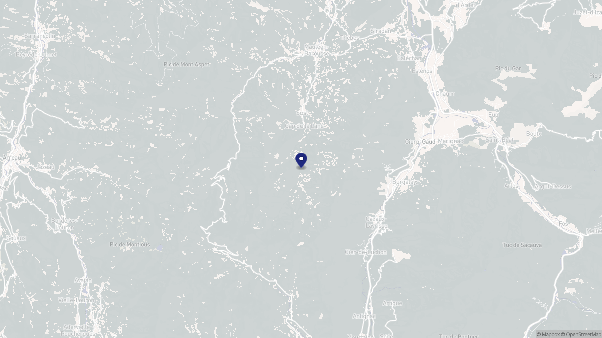 Aperçu cartographique de Sost, centré sur la commune