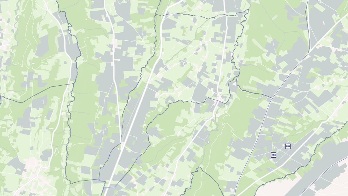 Aperçu cartographique de Tajan, centré sur la commune