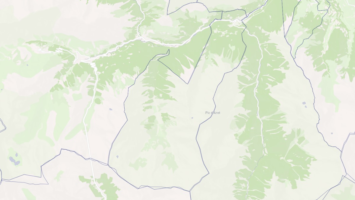 Aperçu cartographique de Tramezaïgues, centré sur la commune