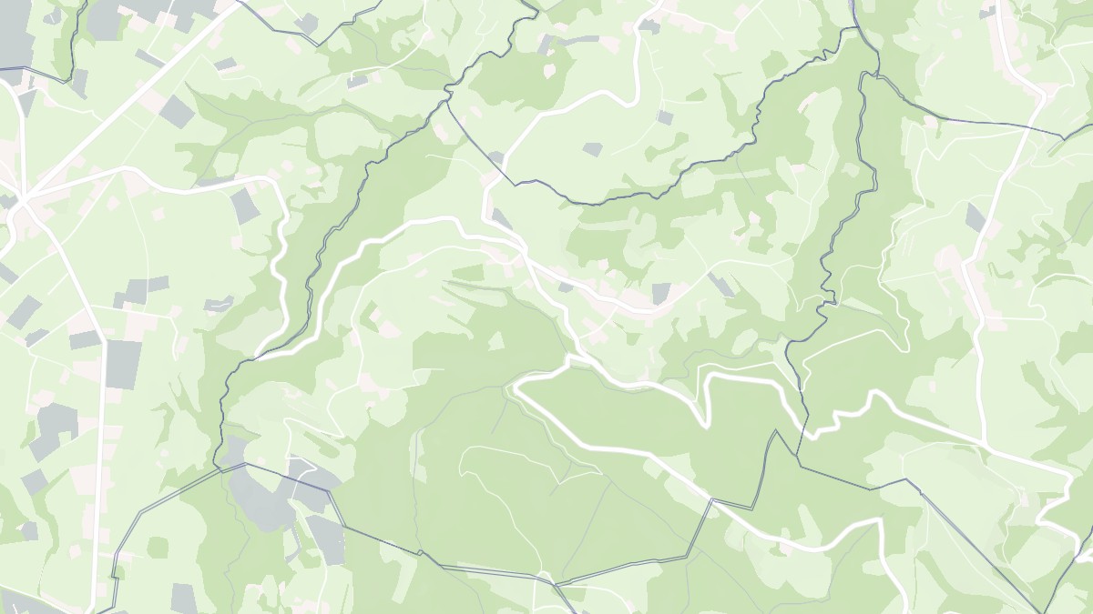 Aperçu cartographique de Uzer, centré sur la commune
