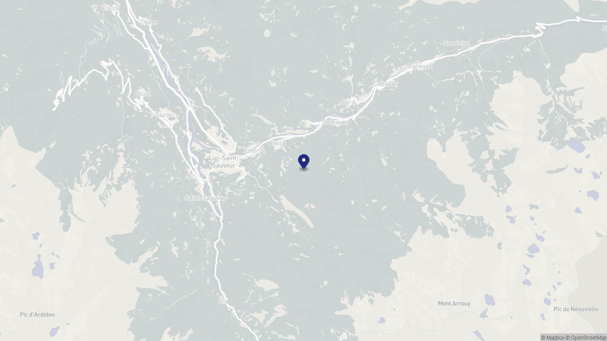Aperçu cartographique de Viella, centré sur la commune