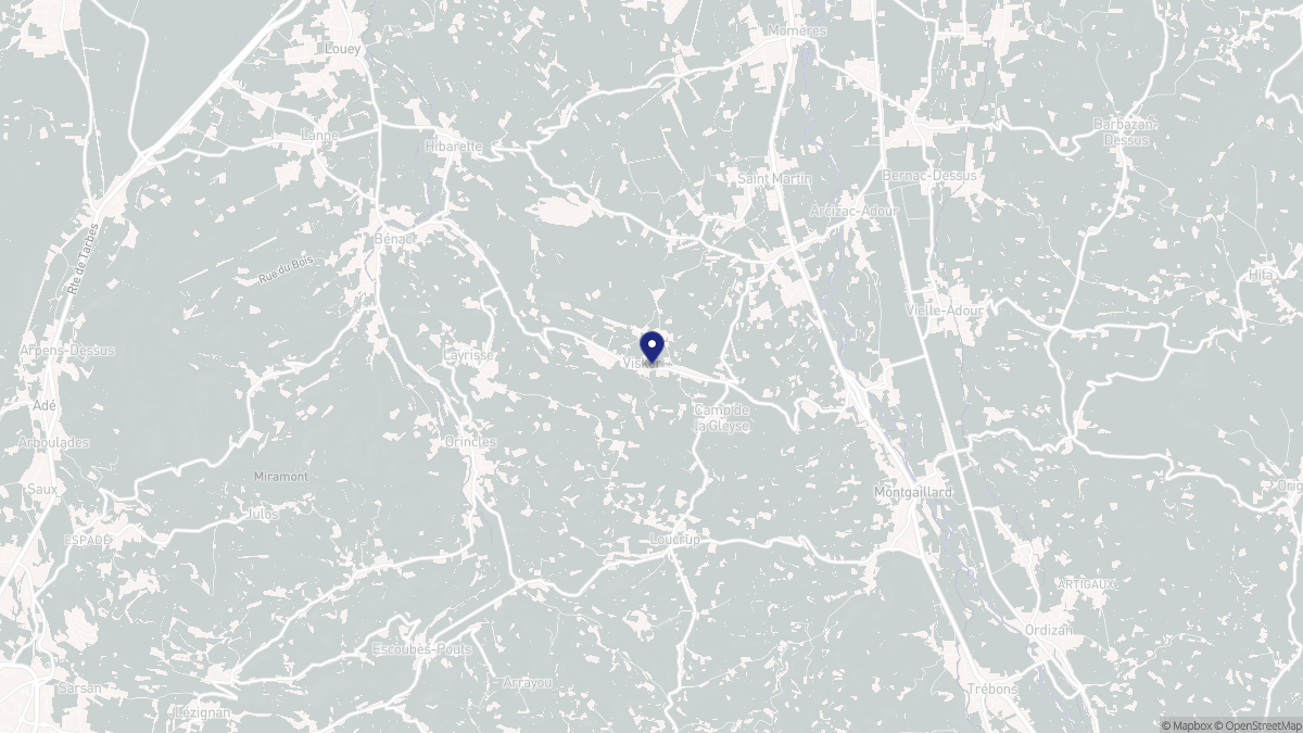 Aperçu cartographique de Visker, centré sur la commune