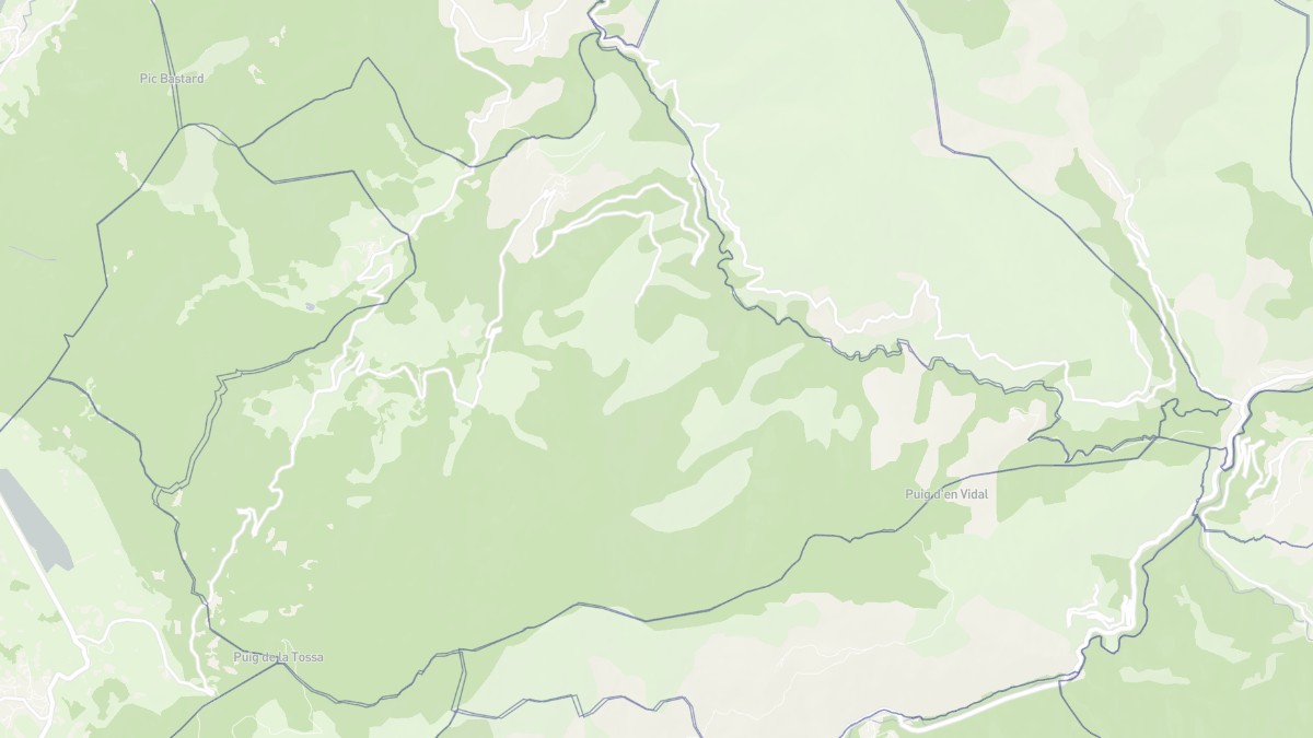 Aperçu cartographique de Ayguatébia-Talau, centré sur la commune